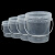 金诗洛 塑料桶 10L带提手 透明水桶 密封打包桶 小水桶涂料桶 KT-182