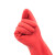 稳斯坦 WF061 加厚乳胶手套 牛筋加长橡胶手套清洁手套 红色38cm S码5双