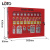 LOTO红色22位壁挂式金属锁具箱工业安全锁具停工管理站挂锁吊牌储存柜透明可视化工作站BD-X09 锁具箱X09 （空箱子）