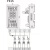 适用于SIRON光耦隔离型8位Y316-P直流固态继电器模块24V 4位Y315-5V Y 315