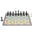 CHESSSHOP征服者InMoveConqueror斯汤顿比赛用国际象棋便携初学大号 黑白棋子+彩色棋盘