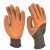上柯 B2021 发泡手套 浸胶胶皮防滑透气皱纹防护手套工作劳保手套耐磨防滑 咖啡色（12双装）