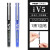 百乐（PILOT）日本百乐笔V5水笔升级版BXC-V5可换墨囊中性笔0.50.7走珠笔 2支笔1黑1蓝 0.5mm