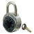 京速 钥匙密码锁  双开转盘密码锁 仓库大门物流保险箱式大号挂锁 银色 单位:个