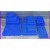 定制塑料防潮板隔断板垫仓板网格浅板货物仓库托盘超市地堆卡板地台板 加厚100*80*4CM