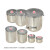 油漆桶铁皮桶空桶乳胶漆桶圆桶涂料桶带盖小铁罐沥青取样0.1-20L 06L