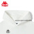 卡帕（Kappa）套头帽衫男拼接运动卫衣休闲时尚印花外套KDMT 白色 M