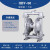 驰笠 气动隔膜泵QBY-50不锈钢铝合金PP耐腐蚀压污水胶启动水泵 QBY50铝合金特氟龙F24（2寸） 