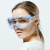 防尘眼镜工业粉尘打磨专用防护眼罩透明护目镜骑车防风防雾风镜男 303-3B(面罩组合)
