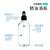 精油瓶透明棕色玻璃滴管瓶样品瓶避光分装瓶胶头小空瓶调配瓶 透明精油滴瓶100ml(2个装)