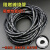 定制适用缠绕管 包线管 绕线器理线器线器电线线束保护带 直径4-30MM 6MM（黑色）13-15米