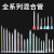 山顶松 AB胶混胶管 动态混合管 MC圆座胶嘴 喇叭口静态混合管卡口RM方型管 【喇叭口静态】MC/MS05-32