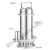不锈钢污水泵220V小型WQ潜水排污泵带浮球高扬程耐腐蚀潜污泵 WQ10-10-0.75S