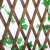 京纯（JINGCHUN）亿万仟 户外防腐木栅栏伸缩实木篱笆爬藤架花园围栏护栏墙面装饰 碳化色44