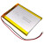 3.7V聚合物锂电池505573导航仪3000mah名片夹卡片移动电源锂电芯 加保护板出1.25插头线