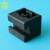 帝堡 RG001-5 塑料PA导向 配电箱柜门附件 凹凸槽方块紧固件 黑色