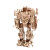 好沐音（haomuyin）木质3d立体拼图儿童机器人玩具男孩手工木制军事坦克木头模型 左轮