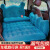 定制适用海马S5M6s7车载床充气床垫SUV后排车床旅行床加厚汽车睡垫 植绒波浪纹+双支撑-米色