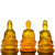 博纳欧（BONAOU）精品仿琉璃西方三圣树脂佛像家用阿弥陀佛大势至菩萨观音菩萨摆件 观世音菩萨