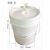 多规格塑料桶加厚工业化湿纸巾谷物饲料化工桶5升湿巾桶口径2