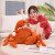 迪士尼（DISNEY）仿真螃蟹公仔毛绒玩具小玩偶皮皮虾抱枕抓机布娃娃拍照道具女六一 龙虾 22/厘米