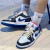 耐克（NIKE）【潮】男鞋 Air Jordan 1低帮aj1新款轻便运动鞋休闲板鞋 篮球鞋 FV3622-141（白黑色） 44.5