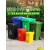 大号户外垃圾桶塑料环卫挂车分类商用30L50L100L120L240L升加厚 30升加厚带盖带轮
