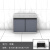 京胜树（JINGSHENGSHU）2米不锈钢橱柜租房家用防水灶台柜水槽柜简易厨柜碗柜厨房储物柜 100x50平面