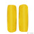 加厚加长防水防油污透明围裙食堂水产菜市场耐用挂肩围兜 20丝PVC套袖(黄色)