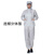 葱旭无尘服连体全身工作服男女分体套装防静电洁净车间防尘喷漆防护服 灰色连帽上衣+裤子 分体服