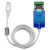 定制宇泰UT-890A USB转485/422串口线工业级转换器FT2329针双适配 定制UT-891/1.5米 CP芯片适配