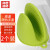 赫思迪格 硅胶防烫手夹 微波炉烤箱耐高温隔热手套  绿色（2个） JG-1720