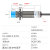 沪工防水防油HLJ12A3-4-ZN1P12D2A1A2N2二三线接近开关m12 HLJ12A3-4-Z/P1 3线直流PNP常开