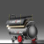 奥突斯气泵空压机小型空气压缩机充气无油220V木工喷 铜980W-30L黑色
