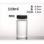 定制透明高硼硅玻璃样品瓶试剂瓶实验分装瓶耐腐蚀耐高温瓶广口密 透明110ml+四氟垫