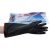北塔乳胶手套加长加厚耐酸碱黑色工业防化劳保手套耐磨防 北塔36厘米10双价格
