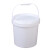 川工聚惠 小白桶圆形塑料桶涂料桶油漆桶密封桶化工桶 圆形 5L