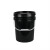 威佳广口桶20L带盖油漆桶加厚涂料桶pp包装塑料桶白色 黑色20L