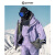 POWSTER滑雪衣服专业单板连帽外套防风防水保暖宽松背带雪裤套装 迷彩青柠-滑雪衣 XXL