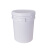 谋福 1114 塑料桶密封桶小水桶包装桶 白色 50L 螺旋款