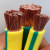 黄绿双色接地线BVR1~240平方双色接地线国标单芯多股铜芯软电线 黄绿双色BVR4平方/盘100米