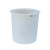 超大牛筋桶加厚塑料圆桶特大号塑料水箱水产养鱼盆储水桶水槽 牛筋桶*M300L矮 白色不加盖