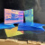 SMVP镭射亚克力板镭射炫彩亚克力板七彩玻璃板塑料板展示盒广告装 1-1 寸以及形状
