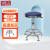 铸固 实验室圆凳子 工作台配套实验凳可旋转升降椅 蓝色双环脚钉（10个以上包安装）