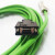 鹿色编码器信号线反馈连接线6FX3002-2CT12-1BA0电缆V90高惯量 绿色 固定安装PVC3M