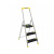 稳耐（werner）铝合金多用梯1.3米三步梯承重100kg登高梯子踏板梯作业人字梯P233-5CN