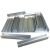 定制包边槽铝U型铝槽型材导轨卡槽玻璃固定铝合金槽条U形轨道凹槽