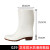 白色雨鞋男女同款水鞋高中低筒卫生厂餐饮工作靴 022白色 37