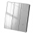 国际电工超薄灰色钢化玻璃开关插座面板86型墙壁家用一开双控五孔 一开多控 