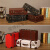 黛博拉欧式复古手提箱储物木箱子衣服收纳箱老式皮箱旅行摄影道具整理箱 纯白款 小号